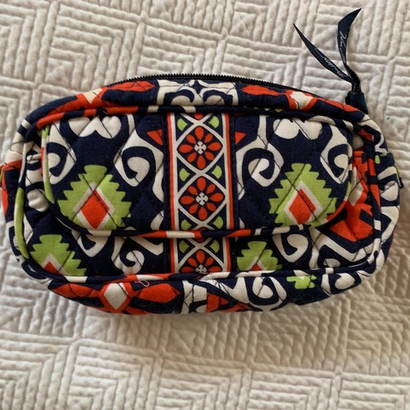 Vera Bradley Mirror Cosmetic Bag/Case in Sun Valley, New Without Tags - Picture 1 of 4
